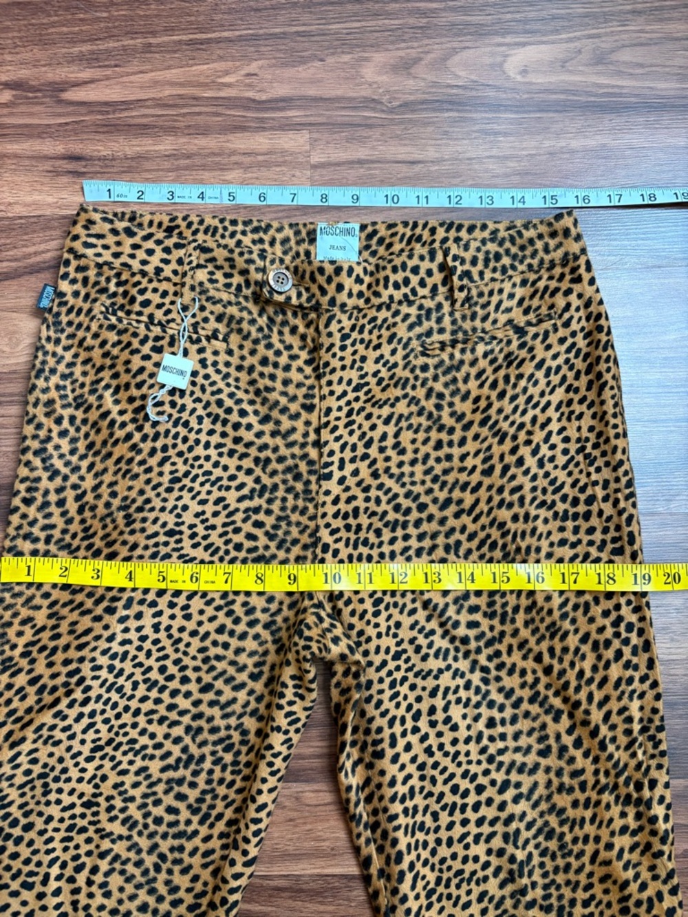 Moschino leopard animal print high rise pants - Picture 7 of 9